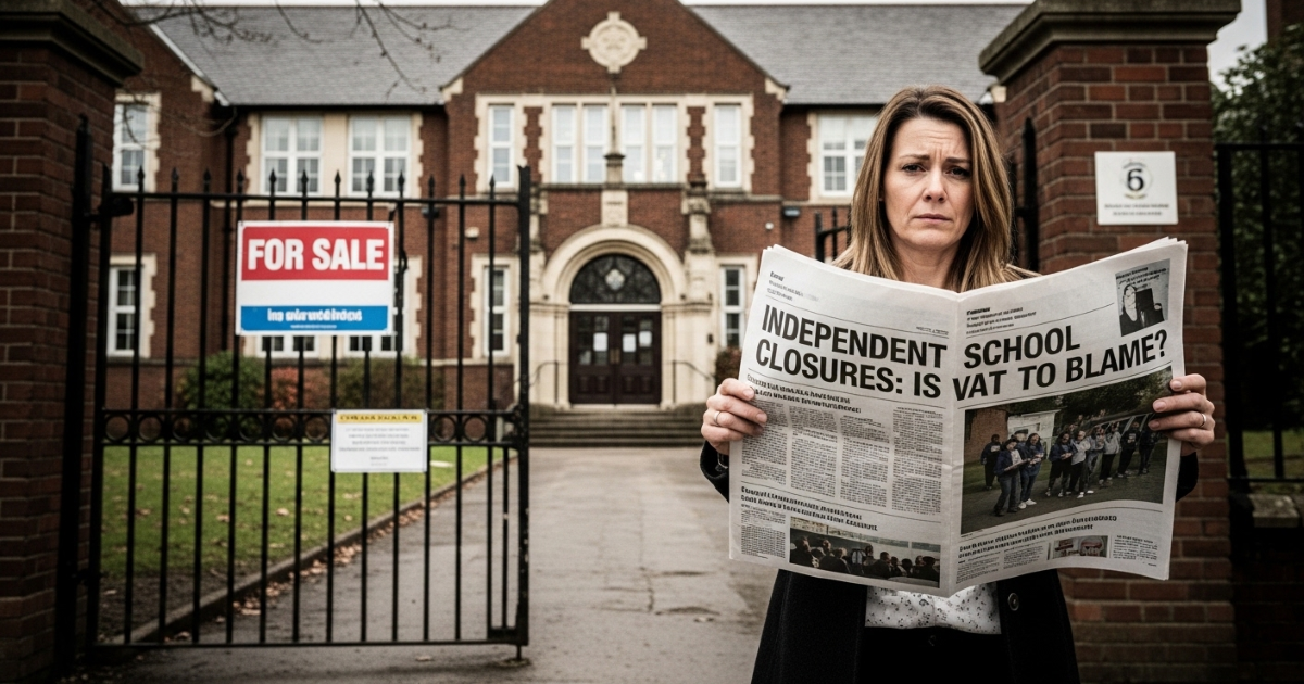 Independent School Closures; is VAT to blame?