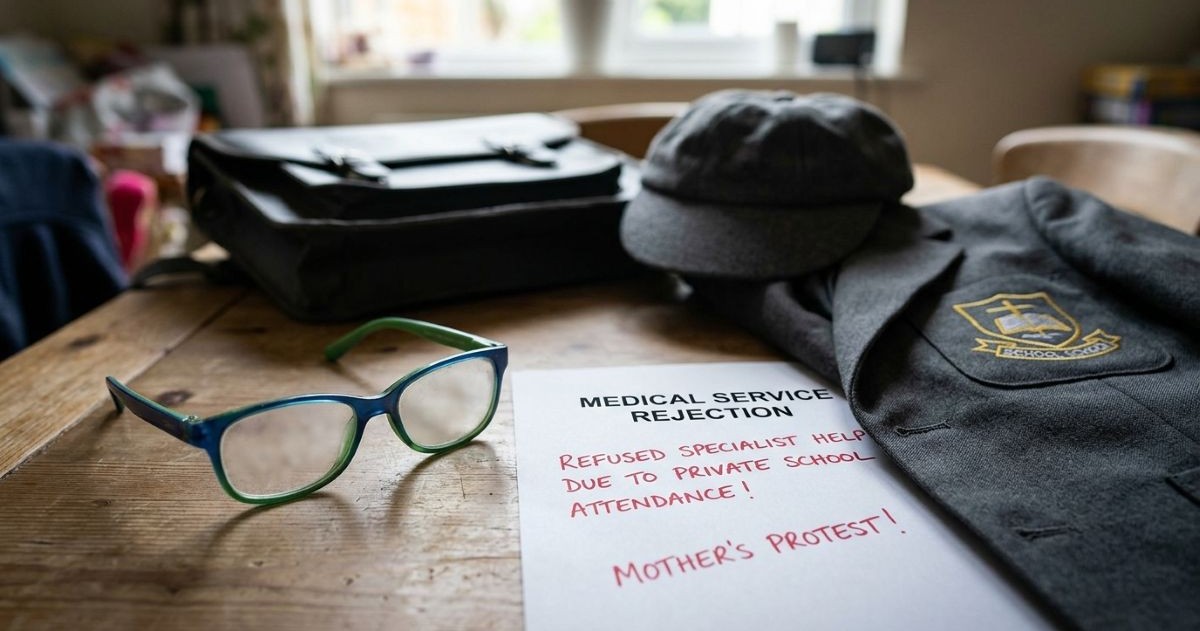 Child refused support because he goes to a private school