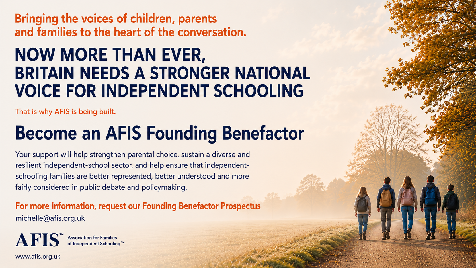 AFIS Launches Founding Benefactors Programme
